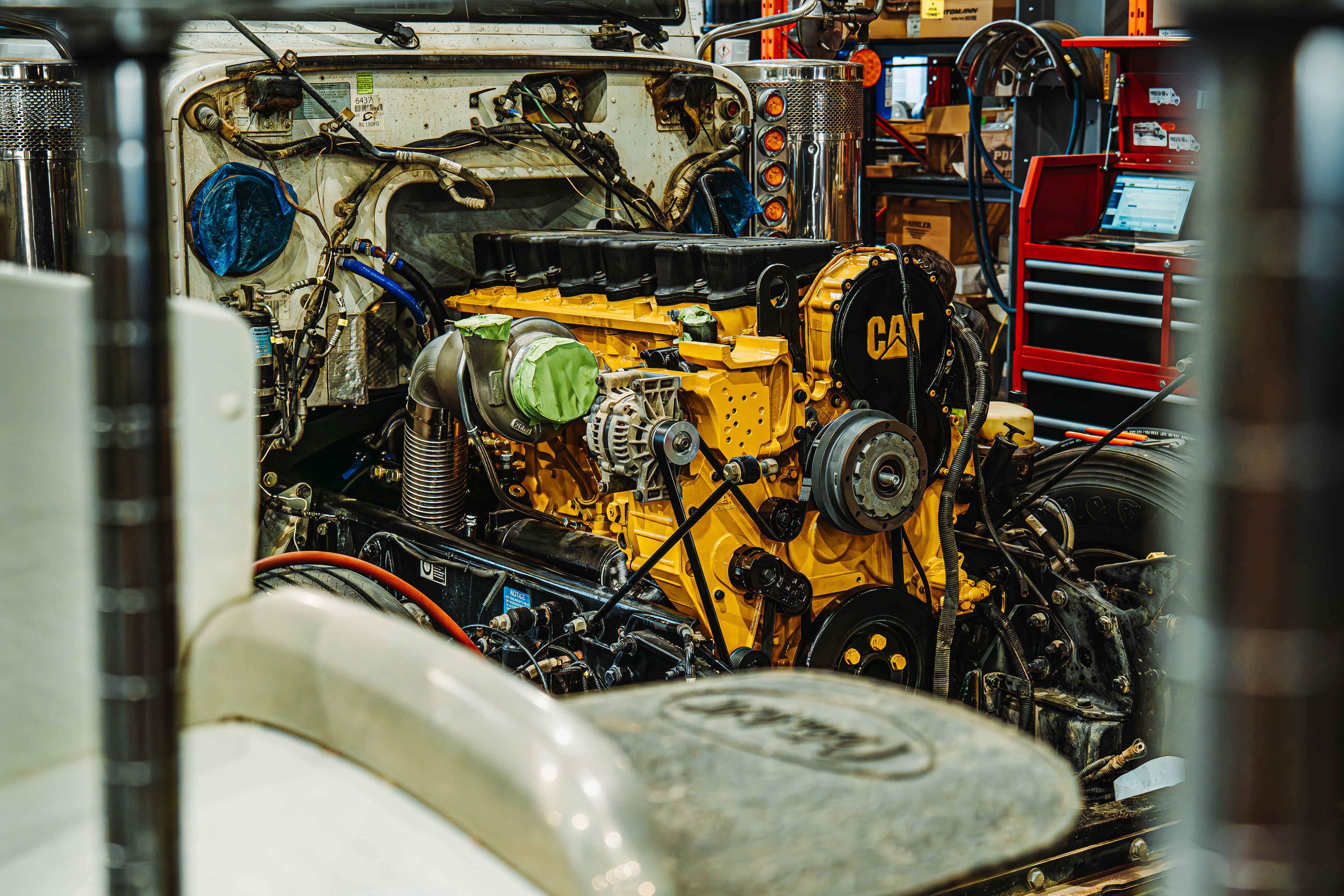 Caterpillar engine swap